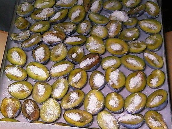 séchage des prunes