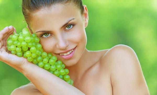 องุ่นในเครื่องสำอาง