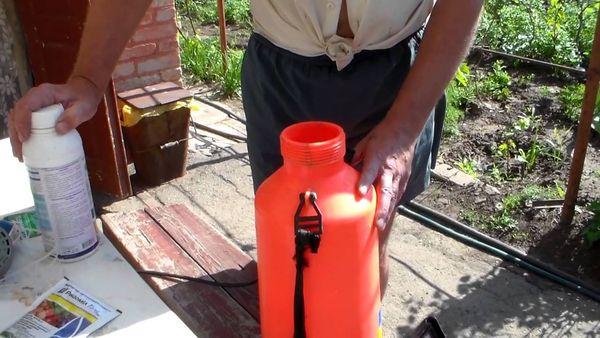 préparation de la solution