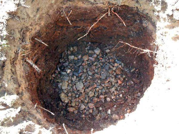 การระบายน้ำในหลุม