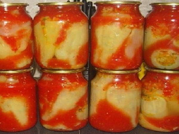 Poivrons farcis pour l'hiver