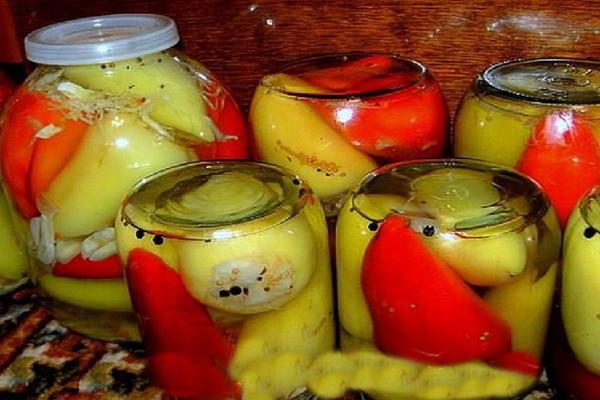 Poivrons farcis pour l'hiver