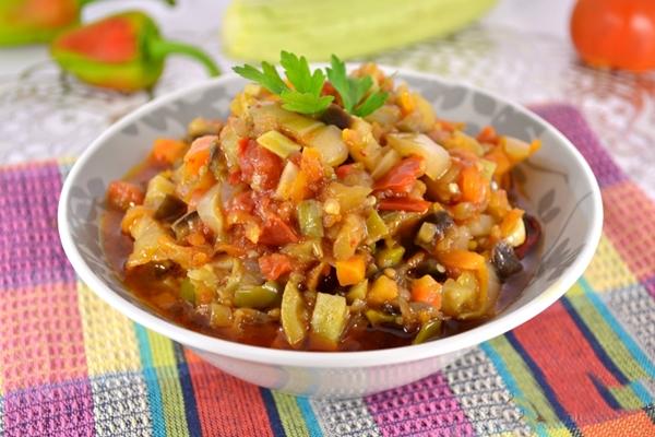 คาเวียร์ผักจากบวบและมะเขือยาว