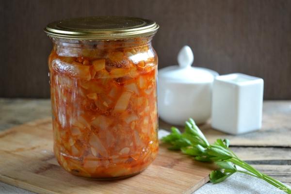 คาเวียร์ซูกินี่รสเผ็ดกับพริกหยวก