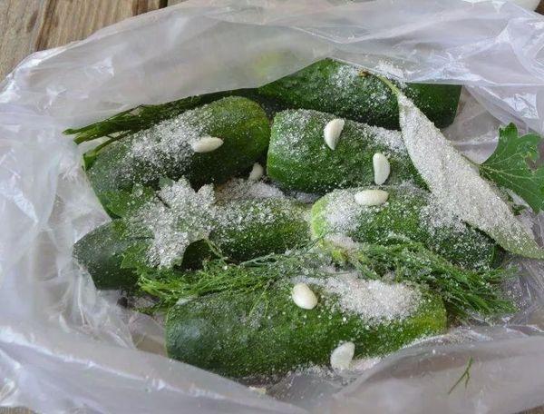 แตงกวาในถุง