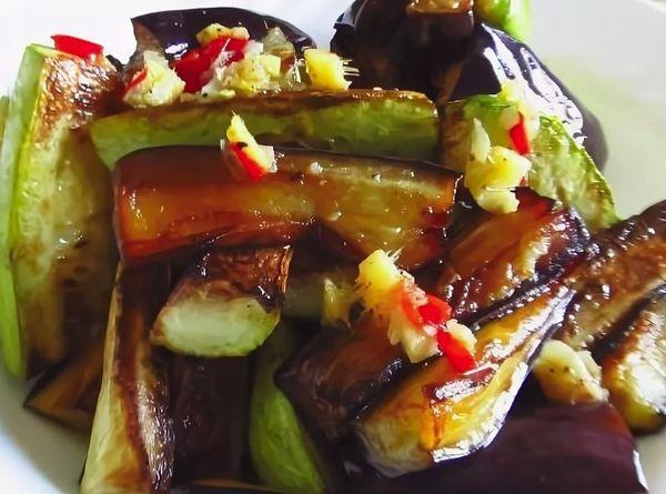 Aubergines et courgettes