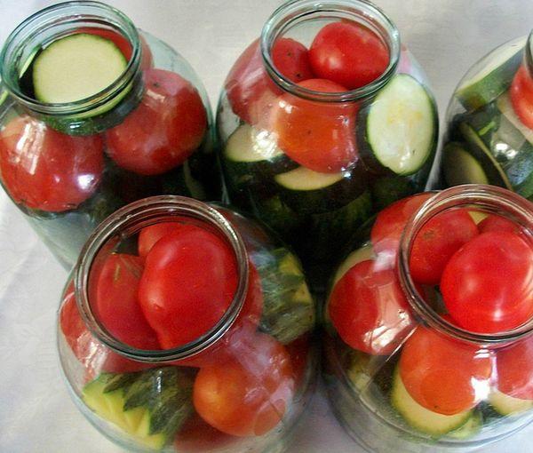 courgettes marinées