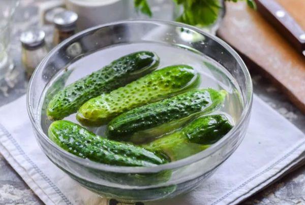 concombres dans un bol