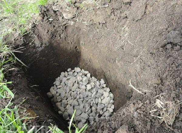 การระบายน้ำในหลุม