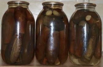 มะเขือยาวทั้งลูกสำหรับฤดูหนาว