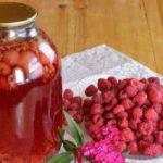 ราสเบอร์รี่คอมโพทสำหรับฤดูหนาว