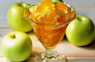 แยมแอปเปิ้ลสีขาวใสสอดไส้ด้วยแผ่น