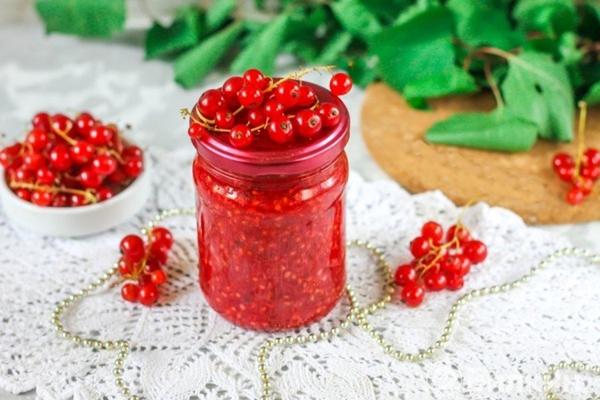 Groseilles rouges écrasées au sucre pour l'hiver : une recette