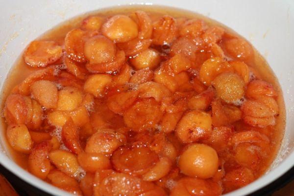 confiture d'abricots en cinq minutes