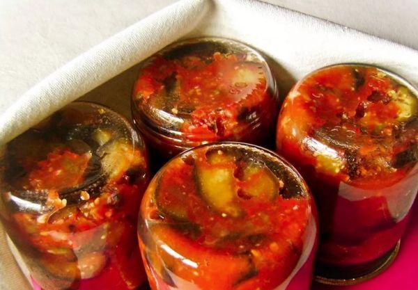 aubergines à la sauce tomate