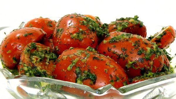tomates aux herbes