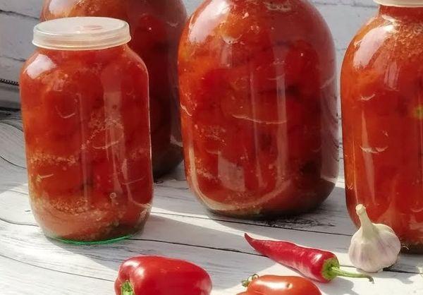 tomates sans stérilisation