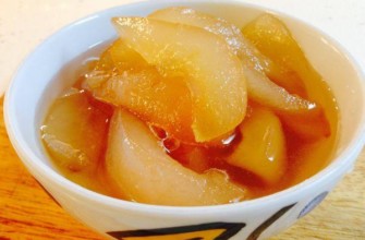 แยมลูกแพร์และแอปเปิ้ล