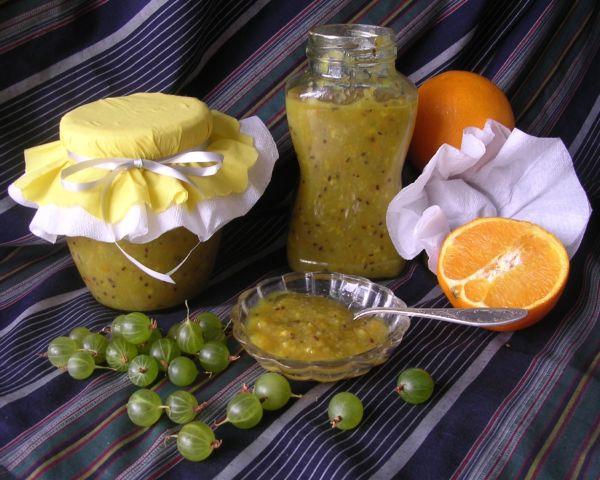 orange et groseille à maquereau