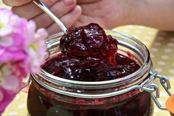 Confiture en gélatine