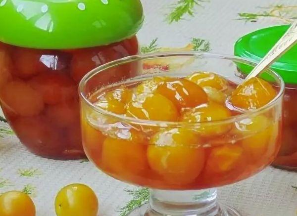 Confiture de prunes jaunes