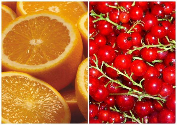 ลูกเกดและส้ม