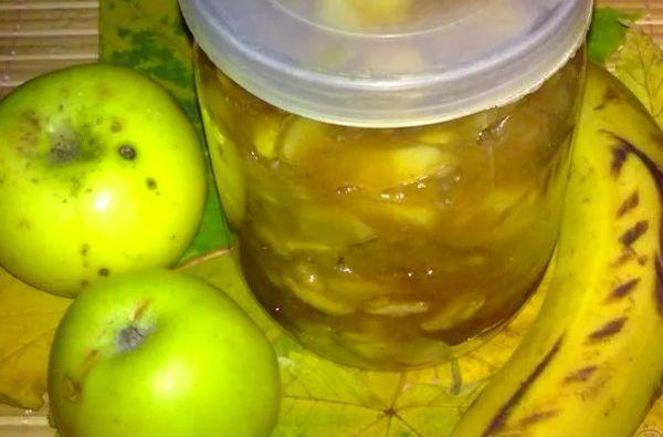 pommes avec des bananes