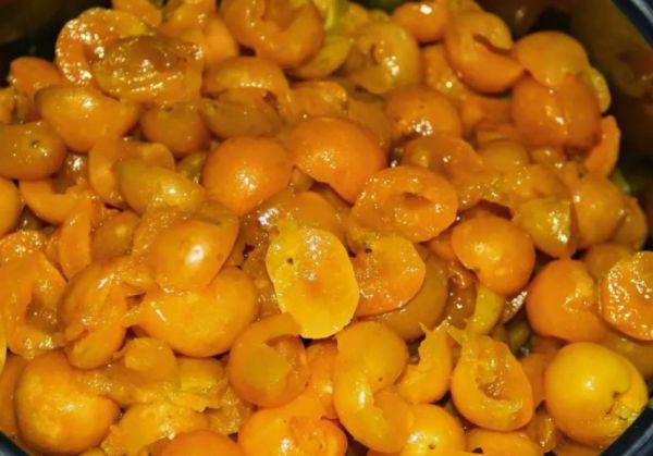 การเตรียมลูกพลัมเชอร์รี่