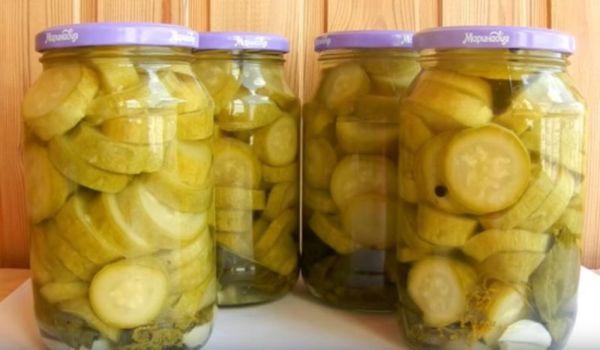 courgettes marinées