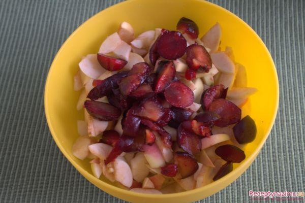 ผลไม้หั่นบาง ๆ