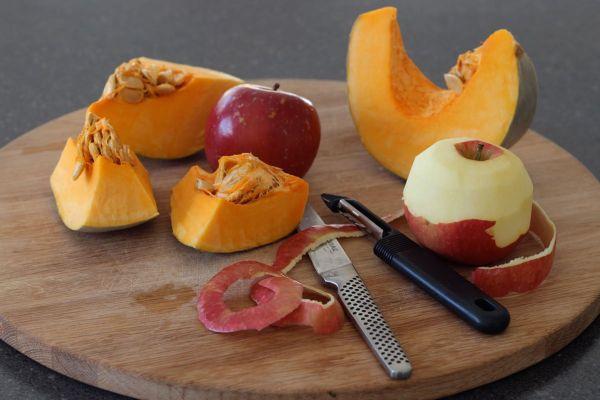 การเตรียมฟักทอง