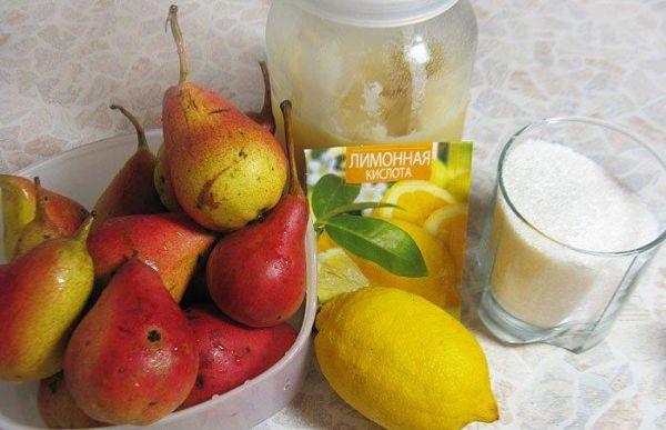 มะนาวและลูกแพร์