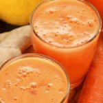 น้ำแอปเปิ้ลและแครอทสำหรับฤดูหนาว