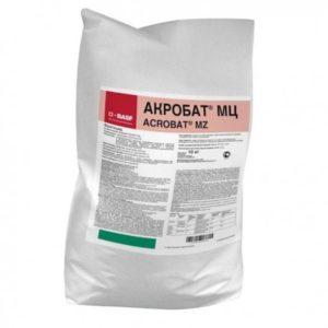 คำแนะนำในการใช้และการผสมสารฆ่าเชื้อรา Acrobat อัตราการใช้และสารประกอบที่คล้ายกัน