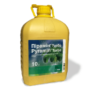 คำแนะนำในการใช้และส่วนประกอบของสารกำจัดวัชพืช Pyramin Turbo อัตราการใช้