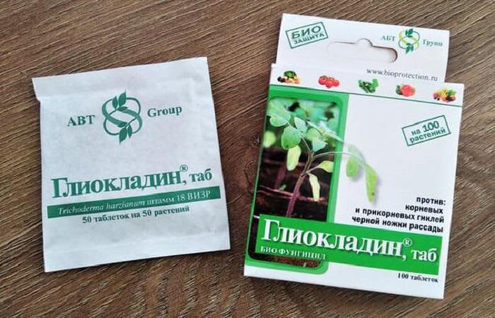 กลิโอคลาดินในบรรจุภัณฑ์