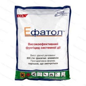 Mode d'emploi d'Efatol et composition du fongicide, dosage et analogues