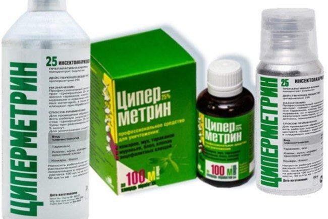 Instructions pour la cyperméthrine