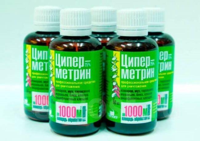 Instructions pour la cyperméthrine