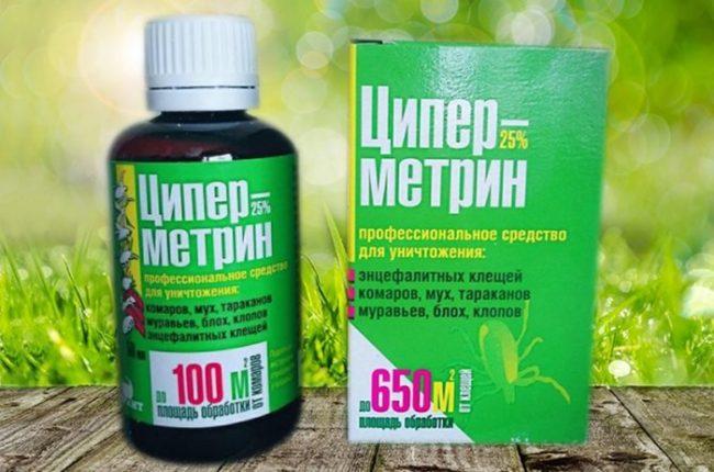 Instructions pour la cyperméthrine