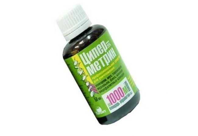 Instructions pour la cyperméthrine