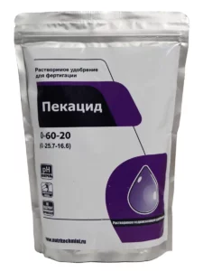 คำแนะนำการใช้ Pekacid และส่วนประกอบของปุ๋ย กลไกการออกฤทธิ์