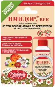 คำแนะนำสำหรับการใช้ Imidor และองค์ประกอบของยาฆ่าแมลงและปุ๋ยเมล็ด