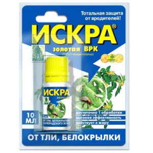 คำแนะนำในการใช้ Golden Spark และส่วนประกอบของผลิตภัณฑ์กำจัดศัตรูพืช