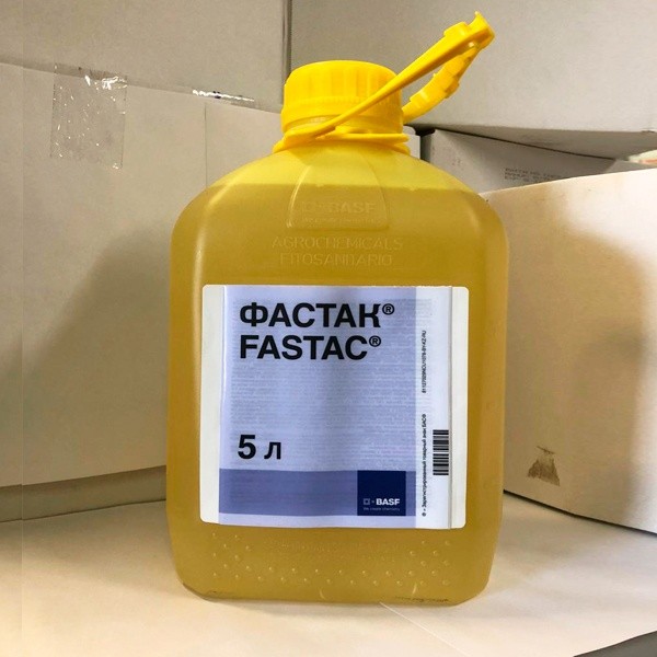 คำแนะนำสำหรับการใช้ Fastak และองค์ประกอบของยาฆ่าแมลงที่คล้ายกับยา